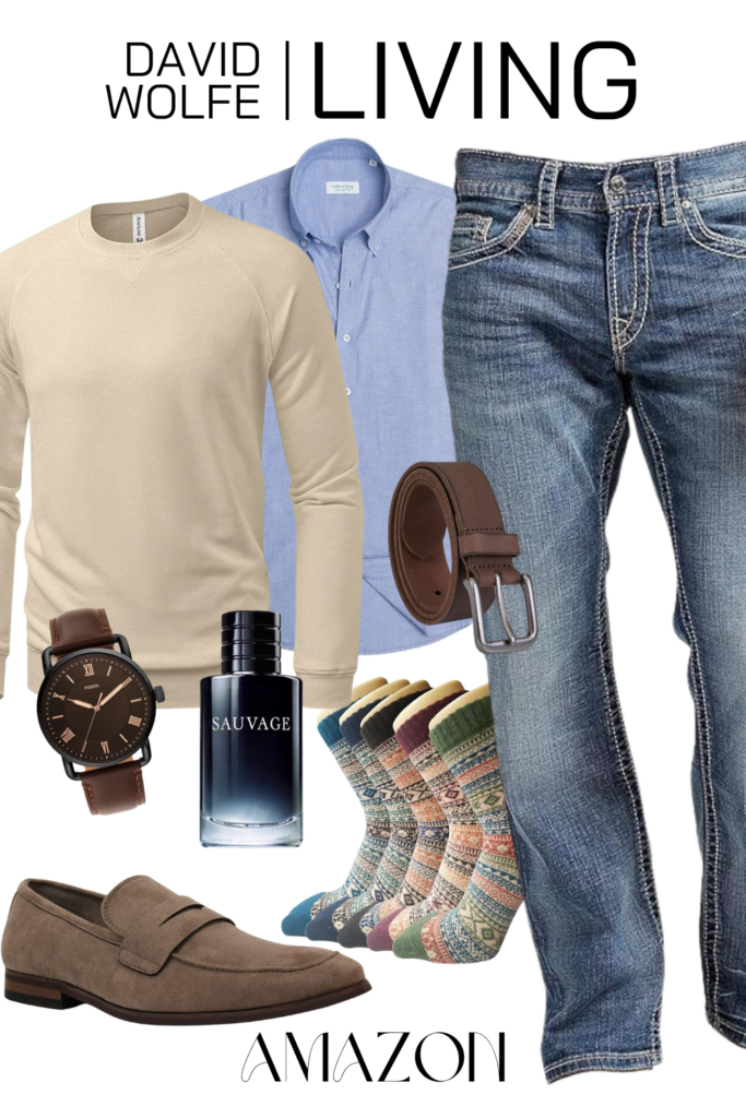 rugged men's outfit